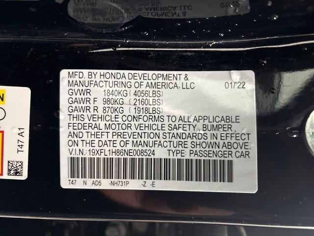 2022 Honda Civic Sport Touring Hatchback