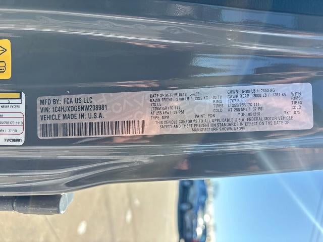 2022 Jeep Wrangler Unlimited Willys 4x4