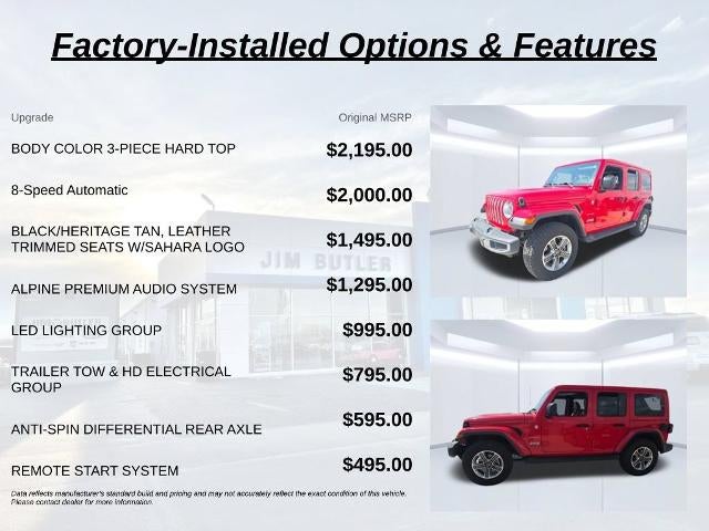 2018 Jeep Wrangler Unlimited Sahara 4x4