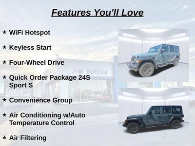 2024 Jeep Wrangler 4-Door Sport S 4x4