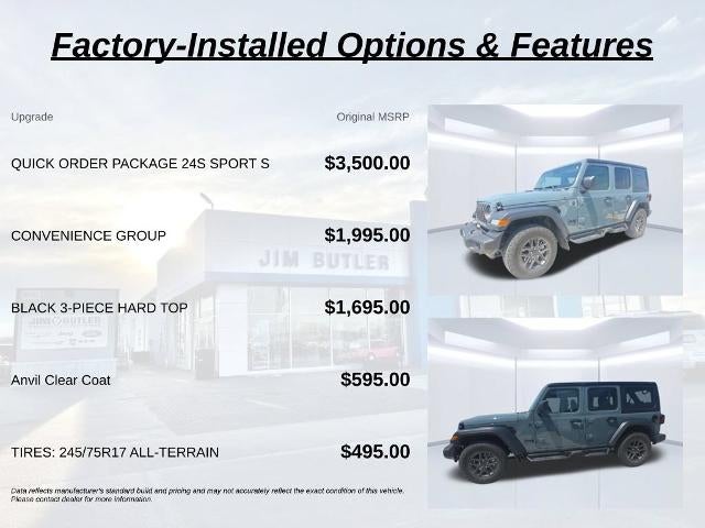 2024 Jeep Wrangler 4-Door Sport S 4x4