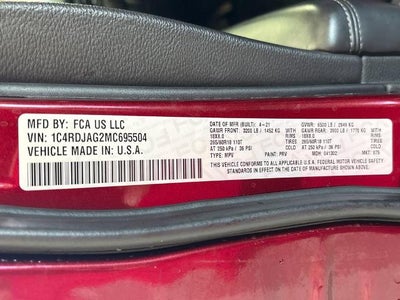 2021 Dodge Durango SXT AWD