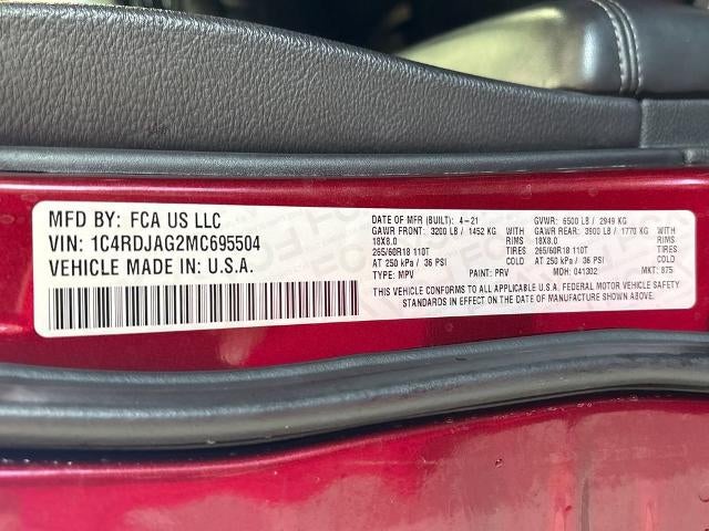 2021 Dodge Durango SXT AWD