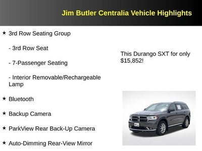 2017 Dodge Durango SXT AWD
