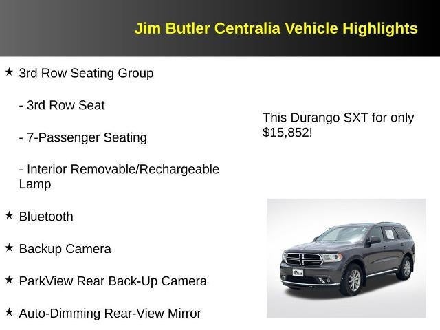 2017 Dodge Durango SXT AWD