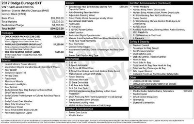 2017 Dodge Durango SXT AWD