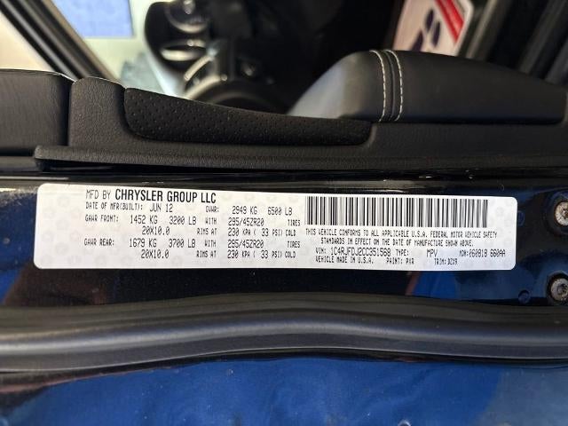 2012 Jeep Grand Cherokee SRT8