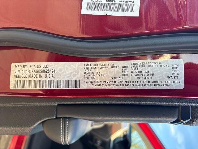 2025 Jeep Grand Cherokee L Altitude X 4x4