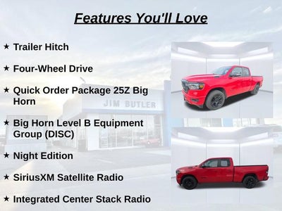 2022 RAM 1500 Big Horn Quad Cab 4x4 6'4" Box