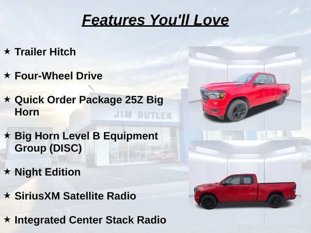 2022 RAM 1500 Big Horn Quad Cab 4x4 6'4" Box