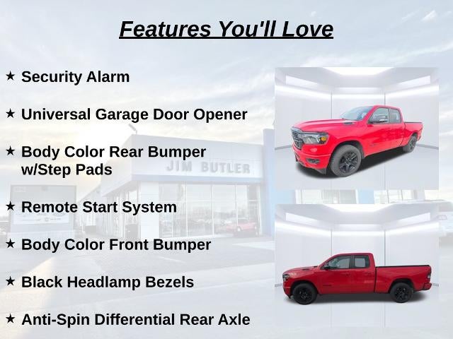 2022 RAM 1500 Big Horn Quad Cab 4x4 6'4" Box