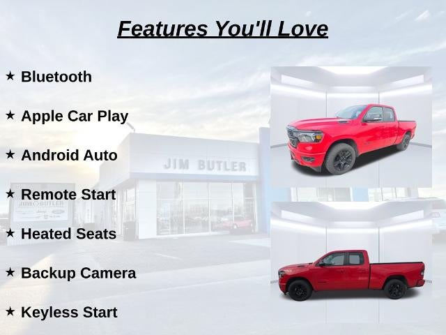 2022 RAM 1500 Big Horn Quad Cab 4x4 6'4" Box