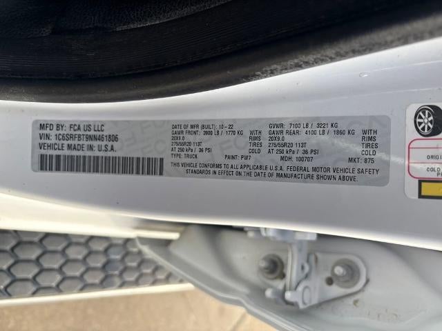 2022 RAM 1500 Big Horn Quad Cab 4x4 6'4" Box