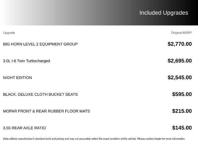 2025 RAM 1500 Big Horn Crew Cab 4x4 5'7" Box