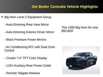 2026 RAM 1500 Big Horn Crew Cab 4x4 5'7" Box