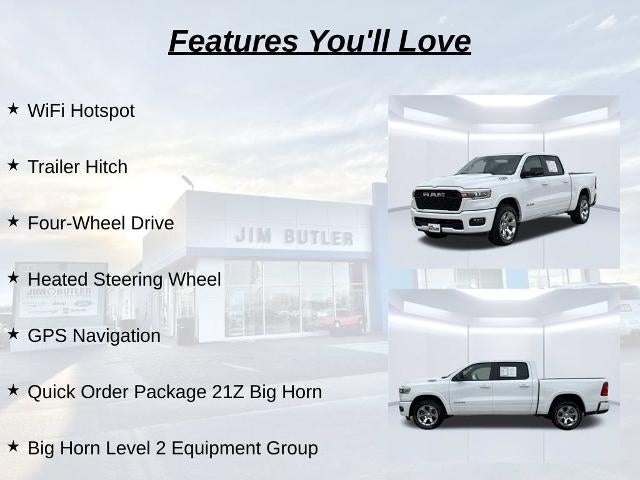 2025 RAM 1500 Big Horn Crew Cab 4x4 5'7" Box