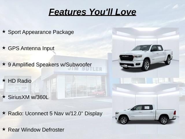2025 RAM 1500 Big Horn Crew Cab 4x4 5'7" Box