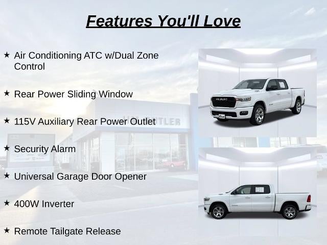 2025 RAM 1500 Big Horn Crew Cab 4x4 5'7" Box