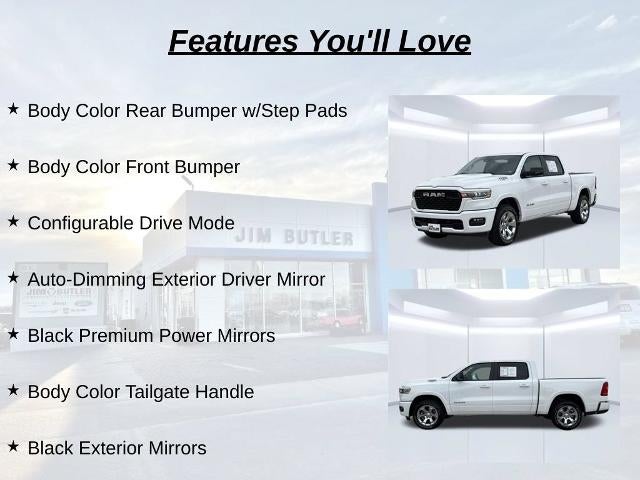 2025 RAM 1500 Big Horn Crew Cab 4x4 5'7" Box
