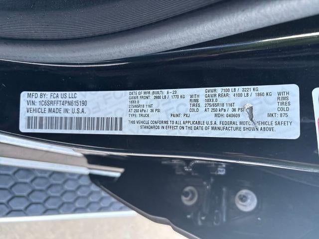 2023 RAM 1500 Lone Star Crew Cab 4x4 5'7" Box