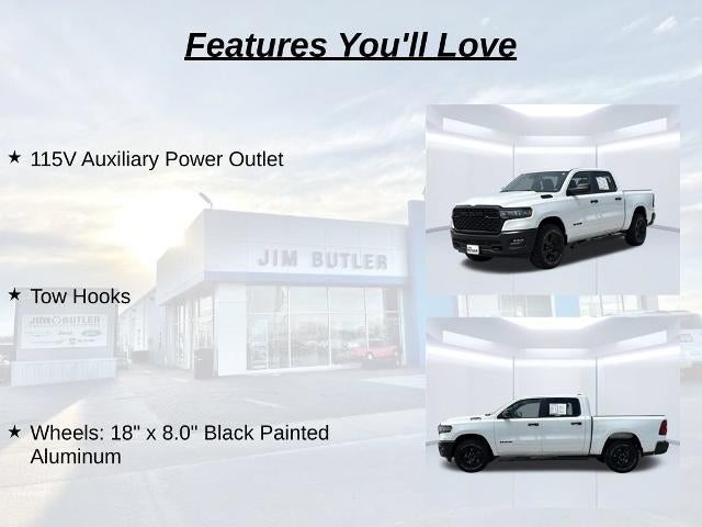 2025 RAM 1500 Warlock Crew Cab 4x4 5'7" Box