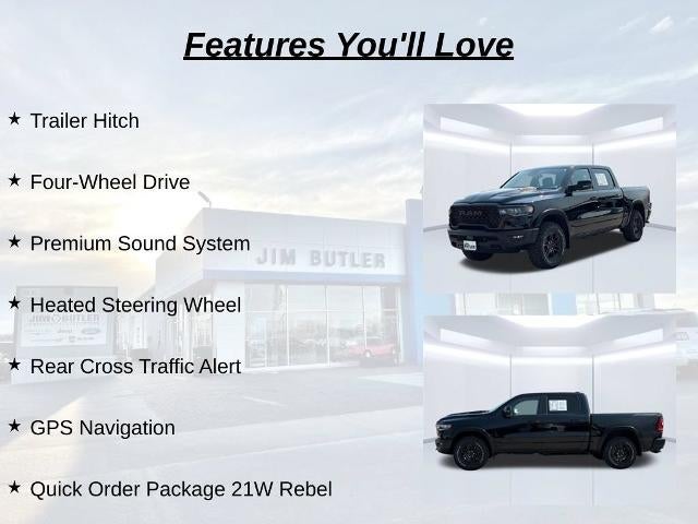 2025 RAM 1500 Rebel Crew Cab 4x4 5'7" Box
