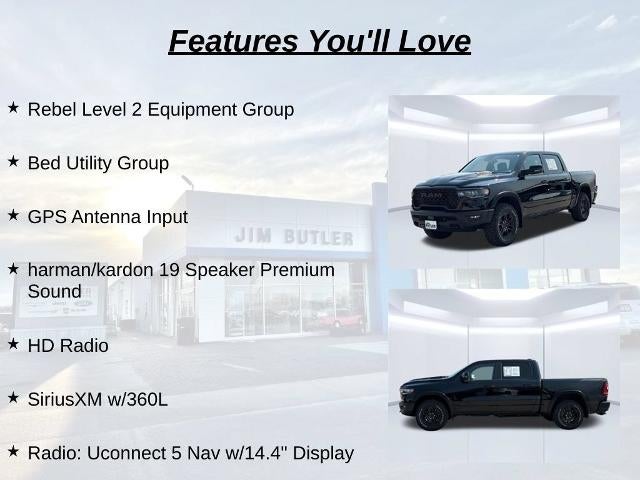 2025 RAM 1500 Rebel Crew Cab 4x4 5'7" Box