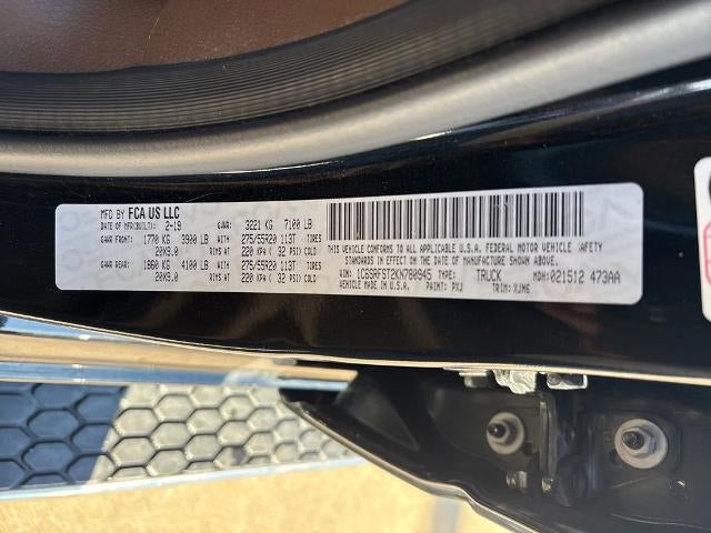 2019 RAM 1500 Longhorn Crew Cab 4x4 6'4" Box