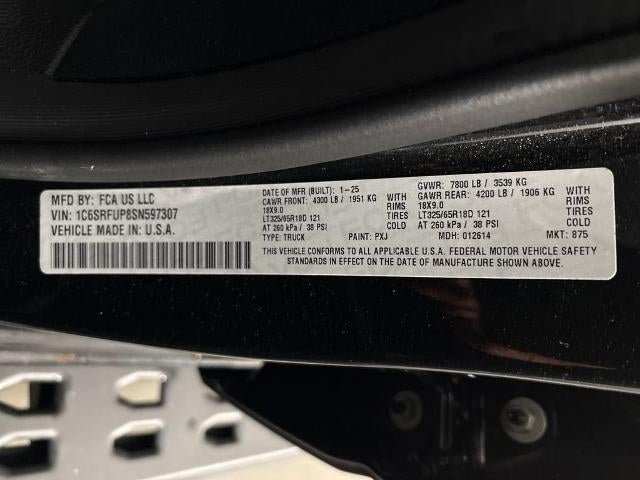 2025 RAM 1500 RHO Crew Cab 4x4 5'7" Box