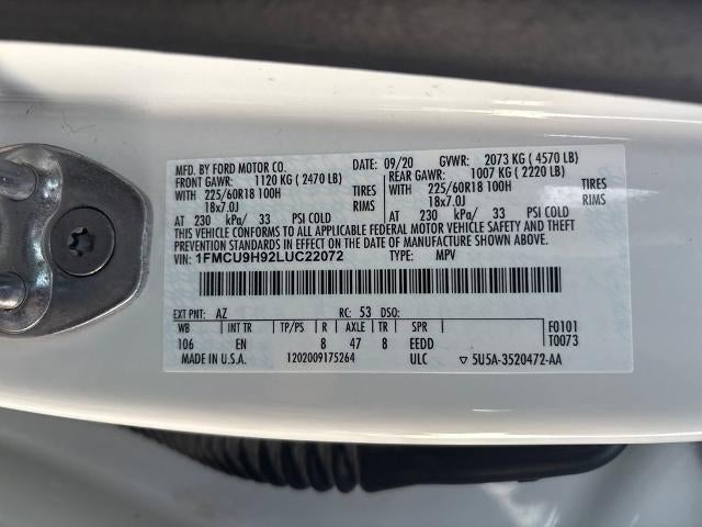 2020 Ford Escape SEL