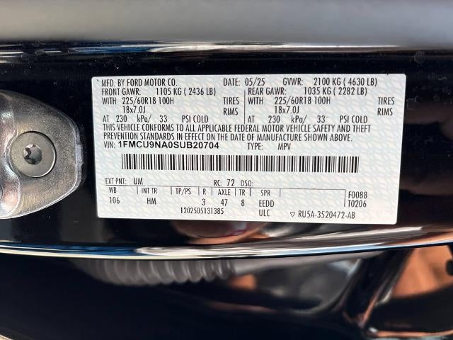2025 Ford Escape ST-Line Select
