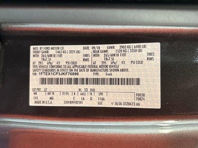 2018 Ford F-150 XLT