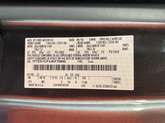 2018 Ford F-150 XLT