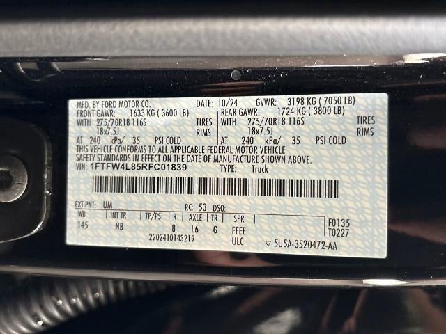 2024 Ford F-150 Tremor
