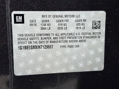 2017 Chevrolet Cruze LT