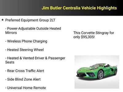 2026 Chevrolet Corvette Stingray 2LT