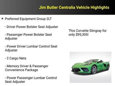 2026 Chevrolet Corvette Stingray 2LT