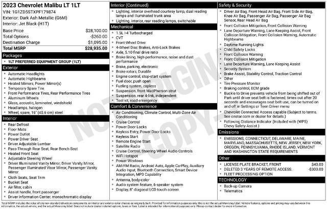 2023 Chevrolet Malibu LT