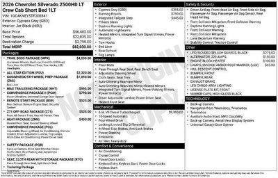 2026 Chevrolet Silverado 2500 HD LT