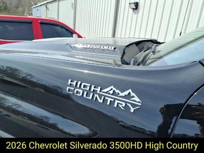 2026 Chevrolet Silverado 3500 HD High Country DRW