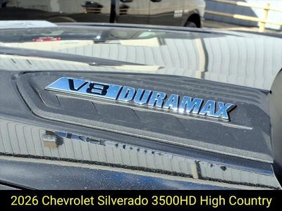 2026 Chevrolet Silverado 3500 HD High Country DRW