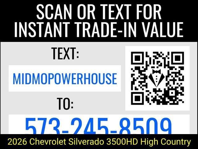 2026 Chevrolet Silverado 3500 HD High Country DRW