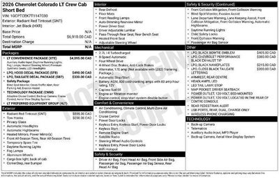 2026 Chevrolet Colorado LT