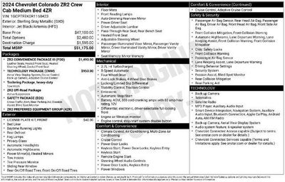 2024 Chevrolet Colorado ZR2