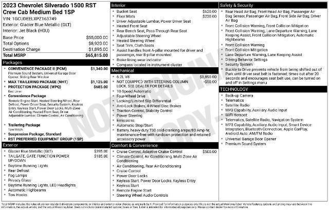 2023 Chevrolet Silverado 1500 RST