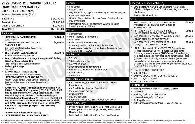 2022 Chevrolet Silverado 1500 LTZ