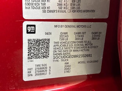 2024 Chevrolet Silverado 1500 LTZ