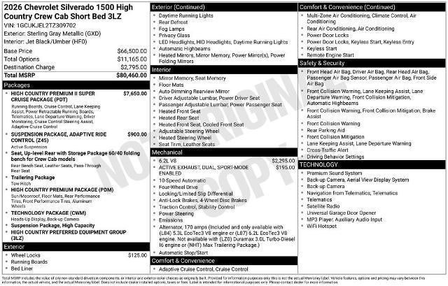 2026 Chevrolet Silverado 1500 High Country - Photo 33