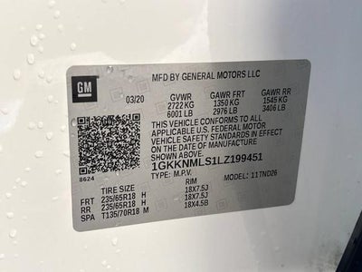 2020 GMC Acadia SLT