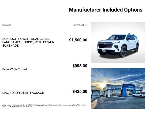 2026 Chevrolet Traverse High Country